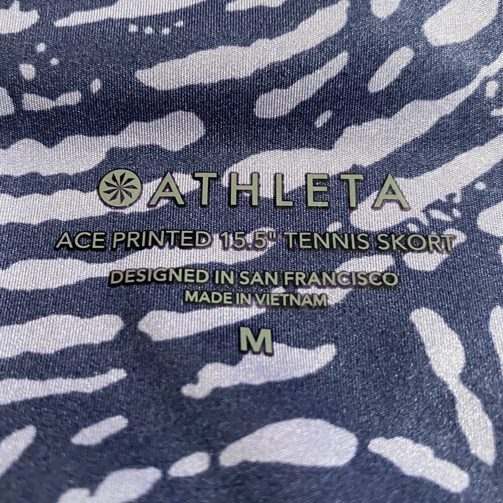 SOLD. Athleta Lavender and Purple Ace Printed Tennis Skort (Women's Medium) - Picture 8 of 8